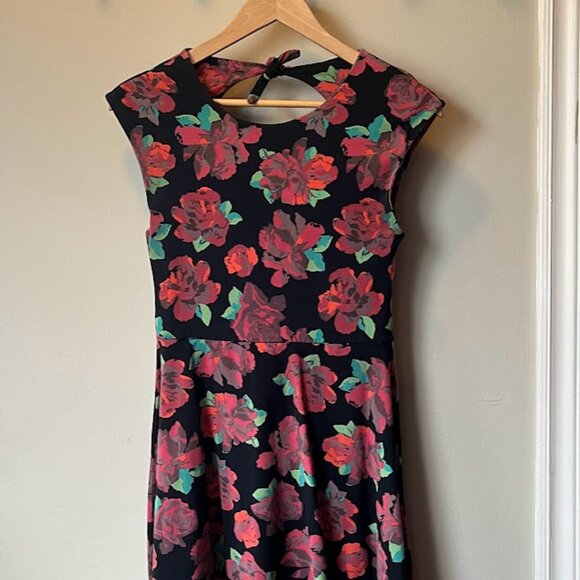 Talula Aritzia Palmetto Mini Skater Dress - Floral - Size M - Picture 2 of 5